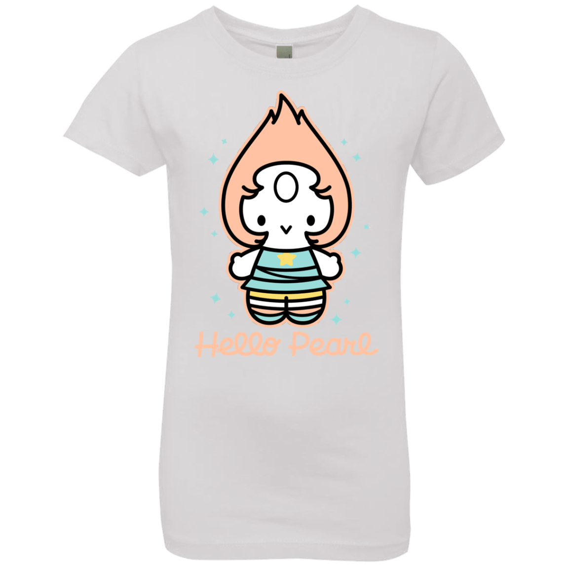 T-Shirts White / YXS Hello Pearl Girls Premium T-Shirt