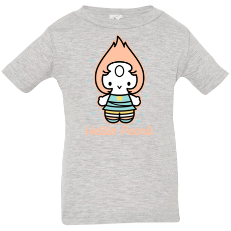 T-Shirts Heather Grey / 6 Months Hello Pearl Infant Premium T-Shirt