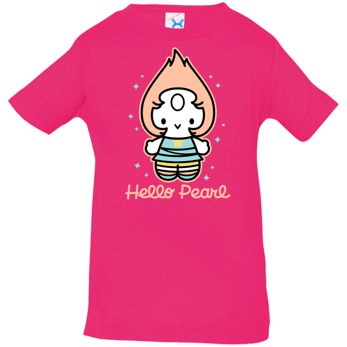 T-Shirts Hot Pink / 6 Months Hello Pearl Infant Premium T-Shirt