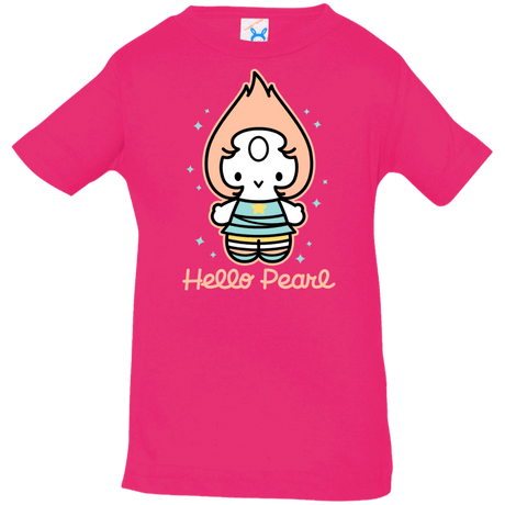 T-Shirts Hot Pink / 6 Months Hello Pearl Infant Premium T-Shirt