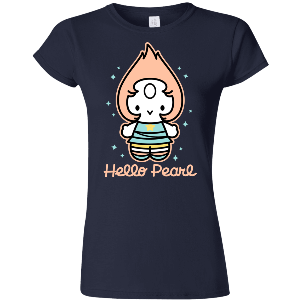 T-Shirts Navy / S Hello Pearl Junior Slimmer-Fit T-Shirt