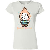 T-Shirts White / S Hello Pearl Junior Slimmer-Fit T-Shirt