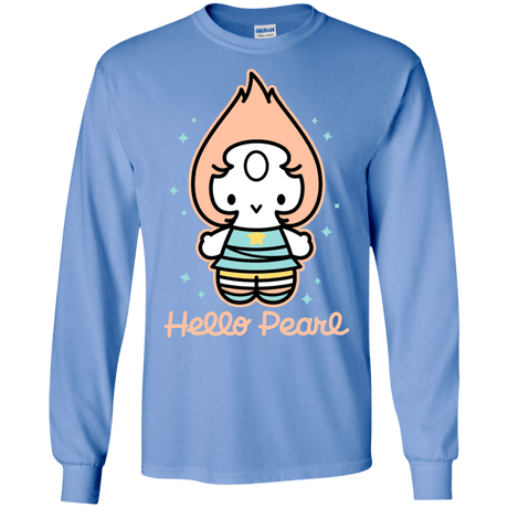 T-Shirts Carolina Blue / S Hello Pearl Men's Long Sleeve T-Shirt