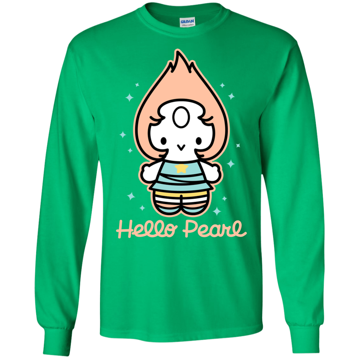 T-Shirts Irish Green / S Hello Pearl Men's Long Sleeve T-Shirt