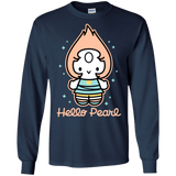 T-Shirts Navy / S Hello Pearl Men's Long Sleeve T-Shirt