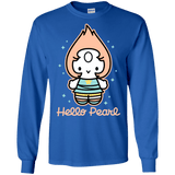 T-Shirts Royal / S Hello Pearl Men's Long Sleeve T-Shirt