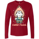 T-Shirts Cardinal / S Hello Pearl Men's Premium Long Sleeve