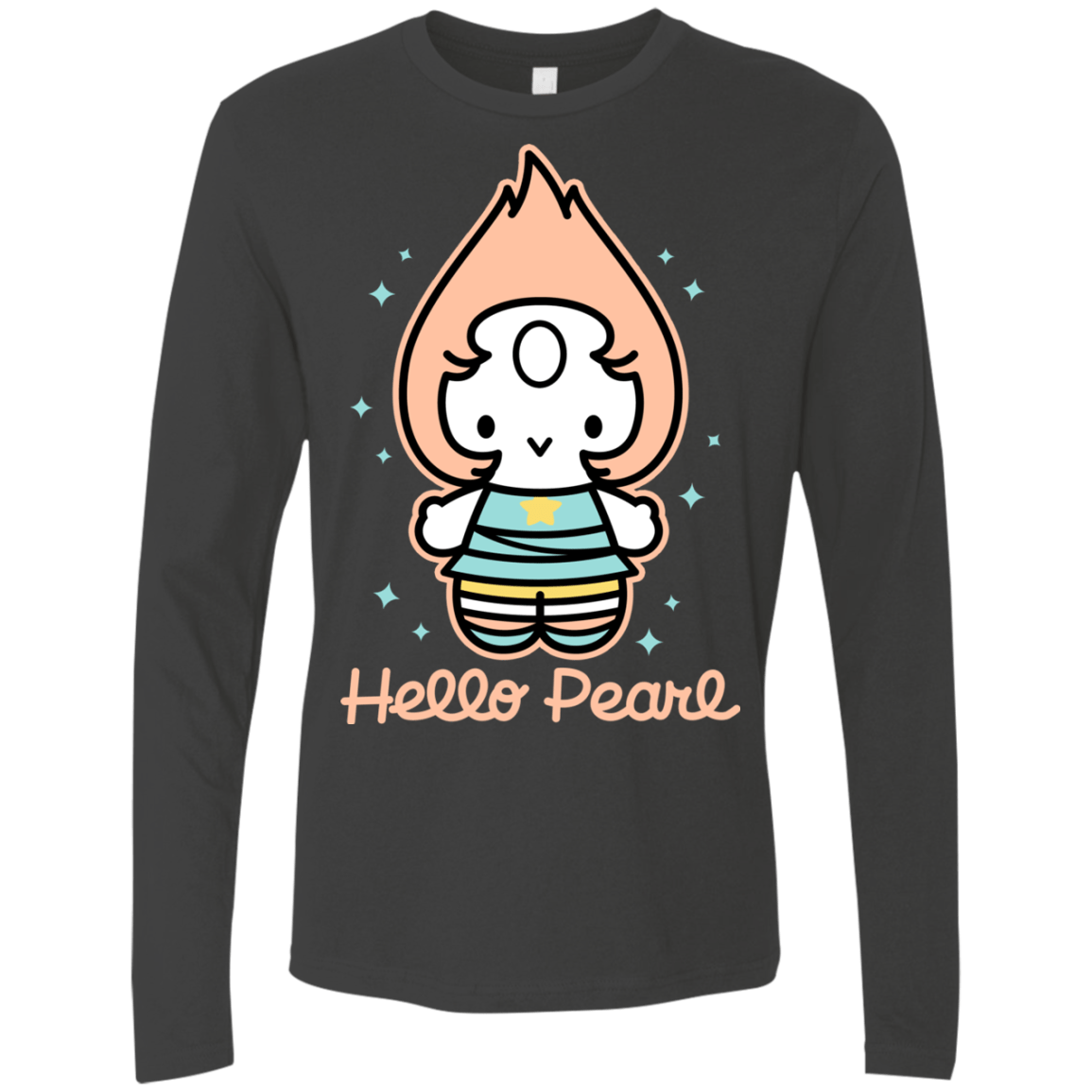 T-Shirts Heavy Metal / S Hello Pearl Men's Premium Long Sleeve