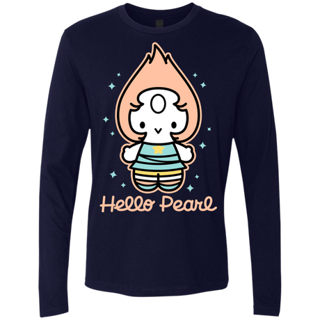 T-Shirts Midnight Navy / S Hello Pearl Men's Premium Long Sleeve
