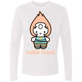 T-Shirts White / S Hello Pearl Men's Premium Long Sleeve