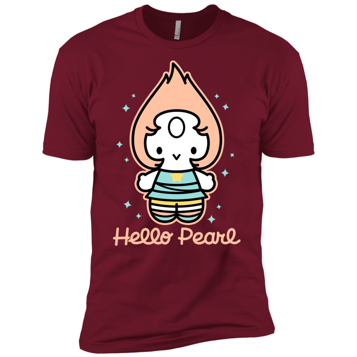 T-Shirts Cardinal / X-Small Hello Pearl Men's Premium T-Shirt