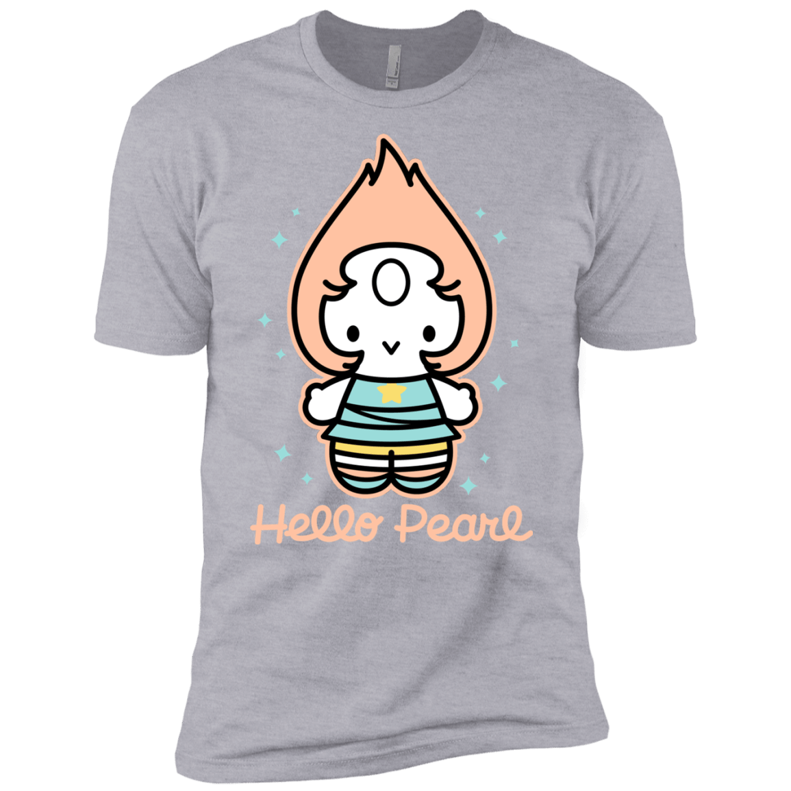 T-Shirts Heather Grey / X-Small Hello Pearl Men's Premium T-Shirt