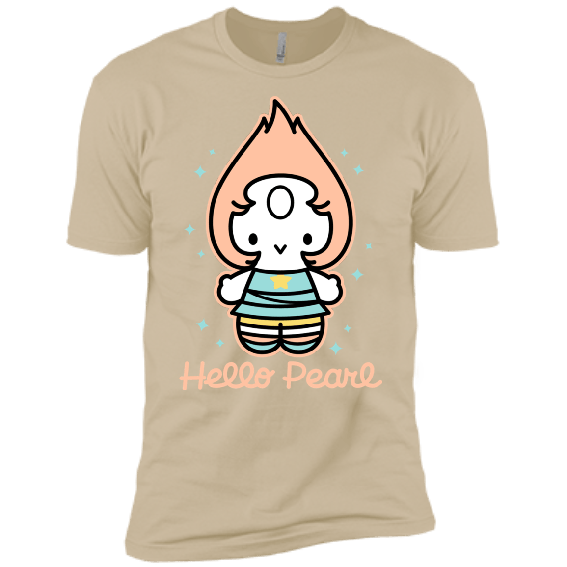 T-Shirts Sand / X-Small Hello Pearl Men's Premium T-Shirt