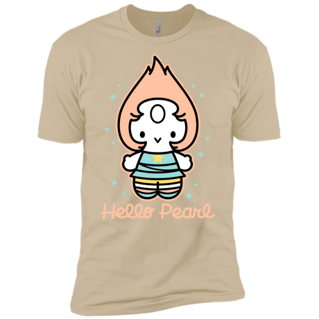 T-Shirts Sand / X-Small Hello Pearl Men's Premium T-Shirt