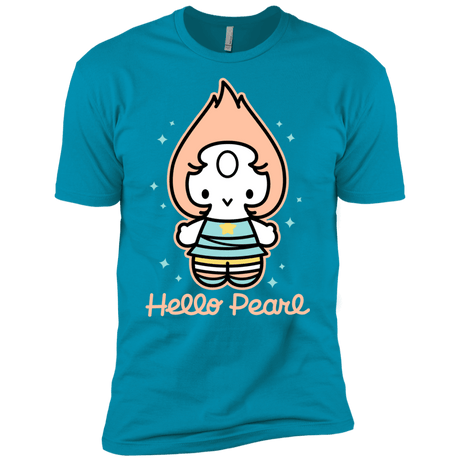 T-Shirts Turquoise / X-Small Hello Pearl Men's Premium T-Shirt