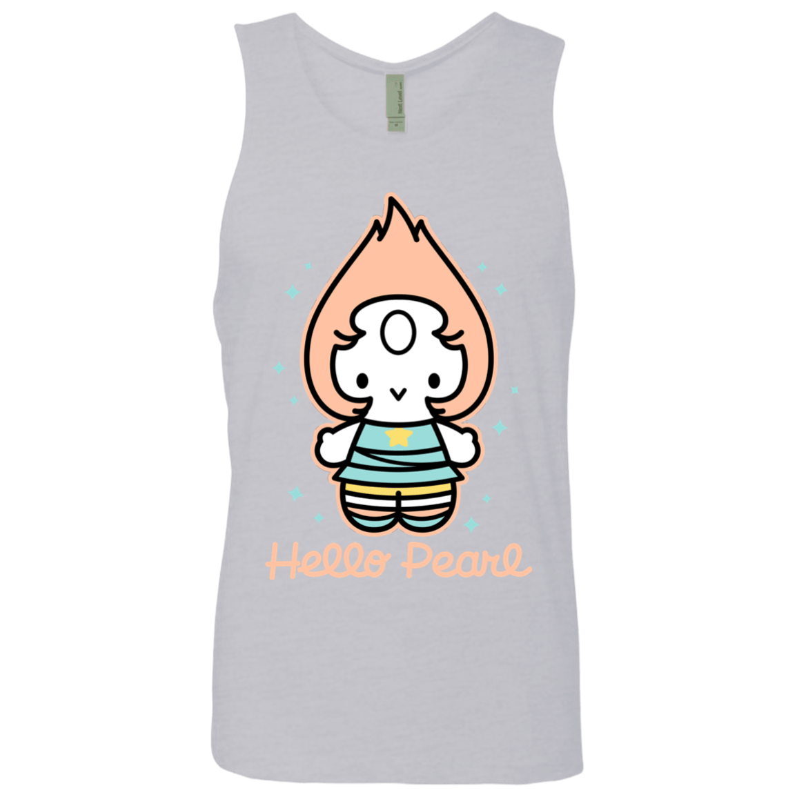 T-Shirts Heather Grey / S Hello Pearl Men's Premium Tank Top