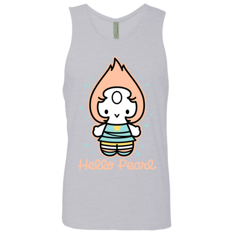 T-Shirts Heather Grey / S Hello Pearl Men's Premium Tank Top