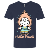 T-Shirts Midnight Navy / X-Small Hello Pearl Men's Premium V-Neck
