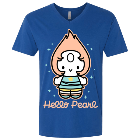 T-Shirts Royal / X-Small Hello Pearl Men's Premium V-Neck