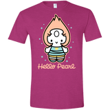 T-Shirts Antique Heliconia / S Hello Pearl Men's Semi-Fitted Softstyle
