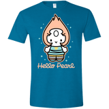 T-Shirts Antique Sapphire / S Hello Pearl Men's Semi-Fitted Softstyle