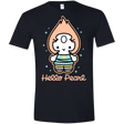 T-Shirts Black / X-Small Hello Pearl Men's Semi-Fitted Softstyle