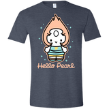 T-Shirts Heather Navy / S Hello Pearl Men's Semi-Fitted Softstyle