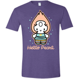 T-Shirts Heather Purple / S Hello Pearl Men's Semi-Fitted Softstyle