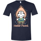 T-Shirts Navy / X-Small Hello Pearl Men's Semi-Fitted Softstyle