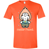 T-Shirts Orange / S Hello Pearl Men's Semi-Fitted Softstyle