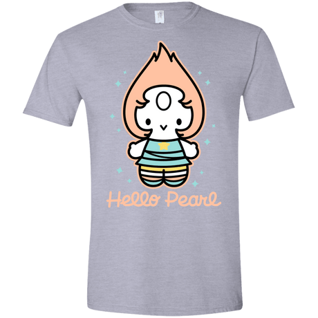 T-Shirts Sport Grey / X-Small Hello Pearl Men's Semi-Fitted Softstyle