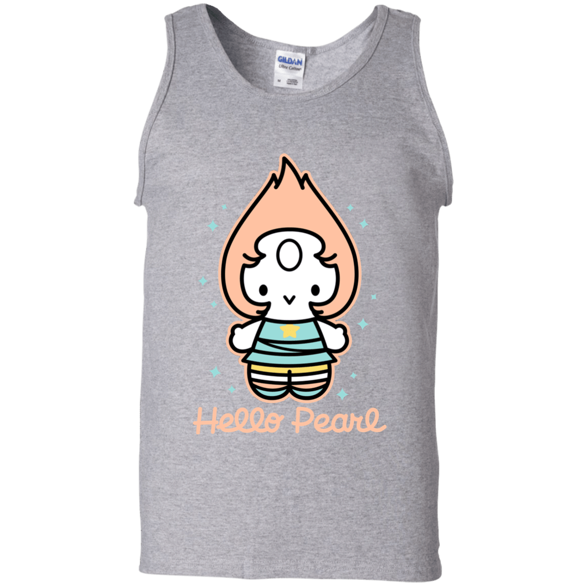 T-Shirts Sport Grey / S Hello Pearl Men's Tank Top