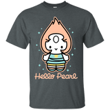 T-Shirts Dark Heather / S Hello Pearl T-Shirt