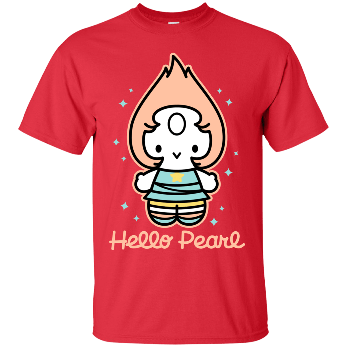 T-Shirts Red / S Hello Pearl T-Shirt
