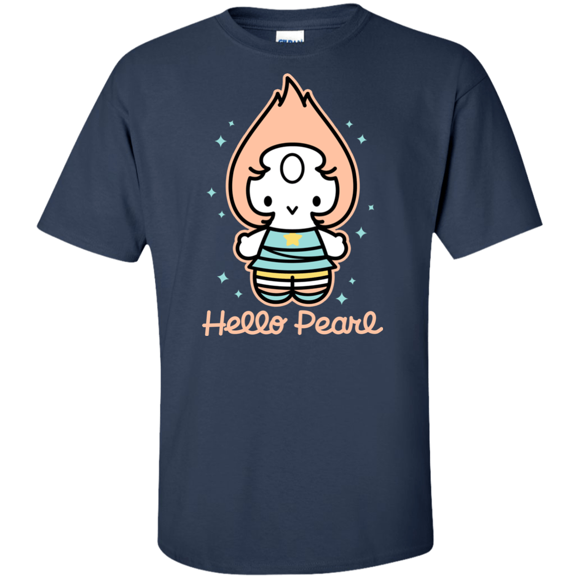 T-Shirts Navy / XLT Hello Pearl Tall T-Shirt