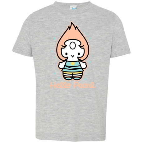 T-Shirts Heather Grey / 2T Hello Pearl Toddler Premium T-Shirt