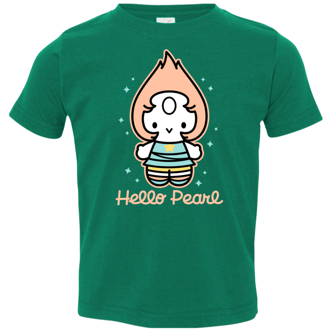 T-Shirts Kelly / 2T Hello Pearl Toddler Premium T-Shirt