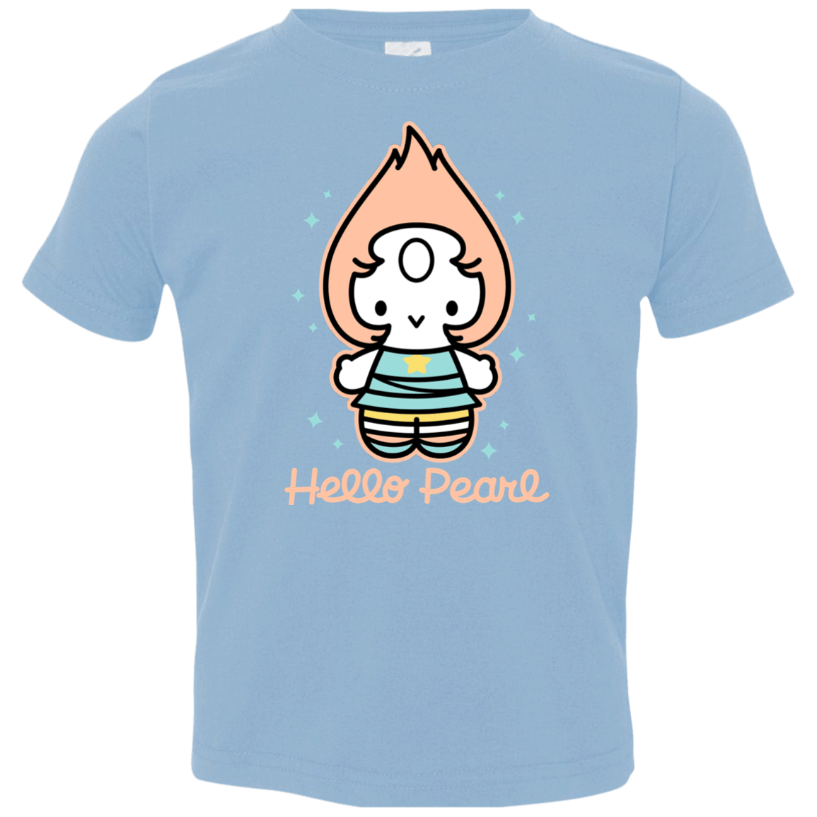 T-Shirts Light Blue / 2T Hello Pearl Toddler Premium T-Shirt