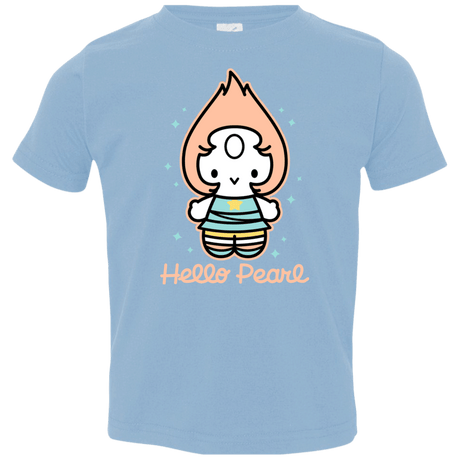 T-Shirts Light Blue / 2T Hello Pearl Toddler Premium T-Shirt