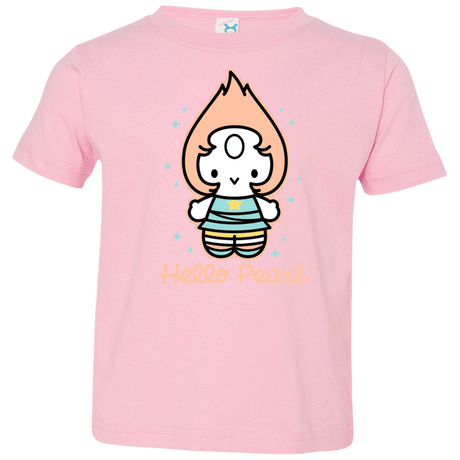 T-Shirts Pink / 2T Hello Pearl Toddler Premium T-Shirt