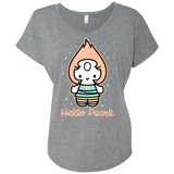 T-Shirts Premium Heather / X-Small Hello Pearl Triblend Dolman Sleeve