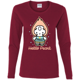 T-Shirts Cardinal / S Hello Pearl Women's Long Sleeve T-Shirt