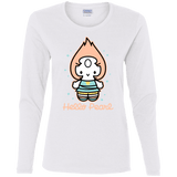 T-Shirts White / S Hello Pearl Women's Long Sleeve T-Shirt