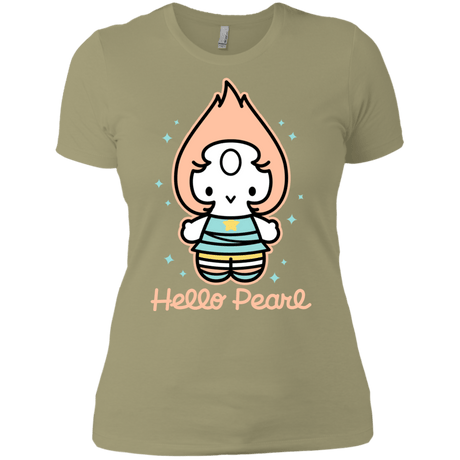T-Shirts Light Olive / X-Small Hello Pearl Women's Premium T-Shirt