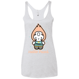 T-Shirts Heather White / X-Small Hello Pearl Women's Triblend Racerback Tank