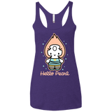 T-Shirts Purple Rush / X-Small Hello Pearl Women's Triblend Racerback Tank