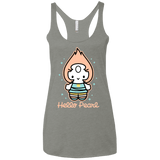 T-Shirts Venetian Grey / X-Small Hello Pearl Women's Triblend Racerback Tank