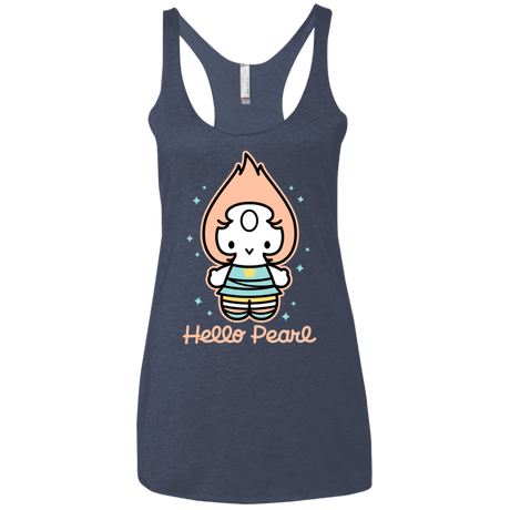 T-Shirts Vintage Navy / X-Small Hello Pearl Women's Triblend Racerback Tank