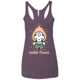 T-Shirts Vintage Purple / X-Small Hello Pearl Women's Triblend Racerback Tank