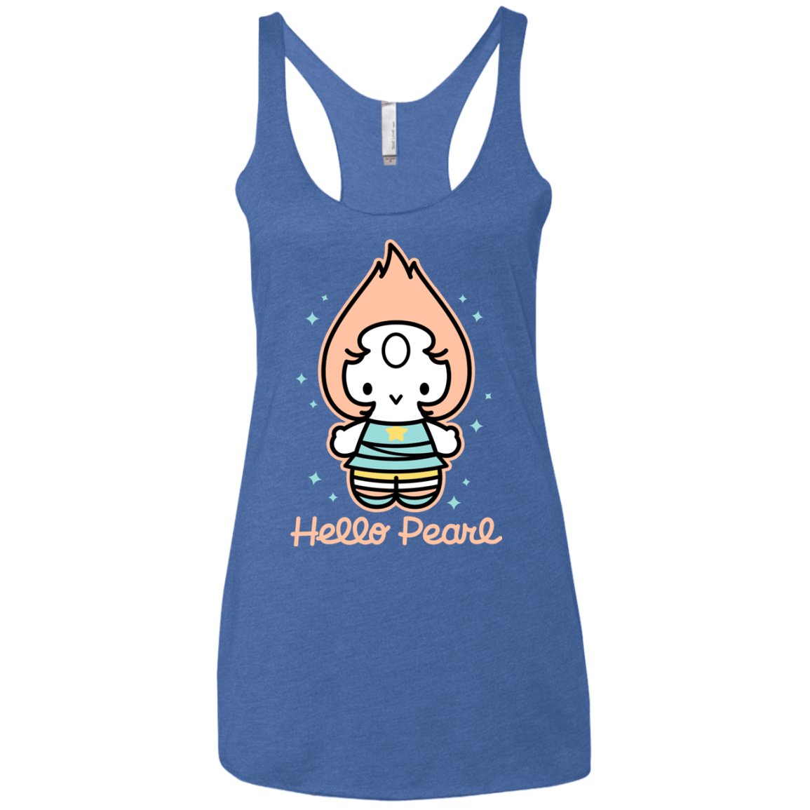 T-Shirts Vintage Royal / X-Small Hello Pearl Women's Triblend Racerback Tank